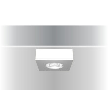 Synergy 21 LED Deckeneinbauspot Helios schwarz, quadratisch, Aufputzrahmen