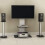 TekBox 2x Speaker Stands - Glass Surround Sound Platform Units 4