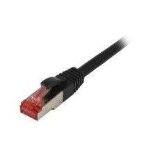 Patchkabel RJ45, CAT6 250Mhz, 7.5m schwarz, S-STP(S/FTP), LSZH, Synergy 21,