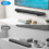 PlusAcc Universal Adjustable Wall Mount Brackets Holder for Soundbar Black 4