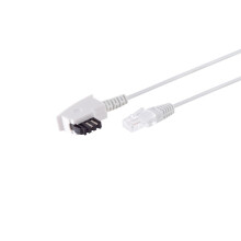 Kabel TK TAE  6m, TAE-F/RJ45, Weiss