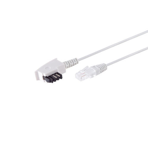 Kabel TK TAE  6m, TAE-F/RJ45, Weiss