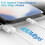 Lot de 3 câbles de charge Lightning certifiés MFi, câble de synchronisation USB durable et à charge rapide pour iPhone et iPad 3