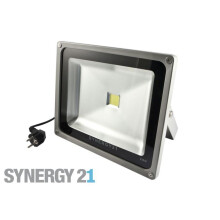 Synergy 21 LED Spot Outdoor Baustrahler 30W schwarzes Gehäuse - rot V2