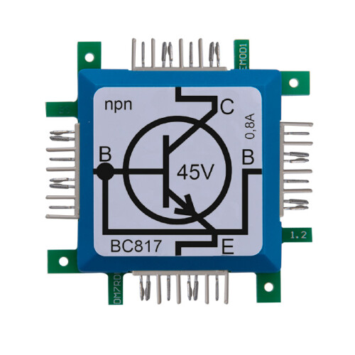 ALLNET Brick?R?knowledge Transistor npn BC817 mit Basis auf beiden Seiten