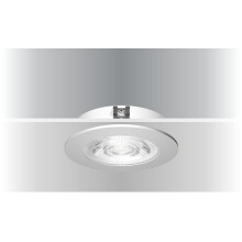 Synergy 21 LED Deckeneinbauspot Helios silber, rund, neutralweiß