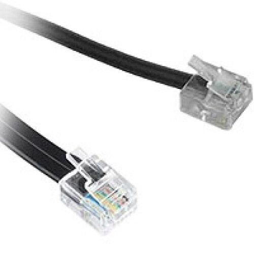 Kabel TK DSL RJ45/RJ11-Stecker, 6m, Schwarz,