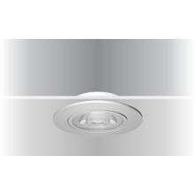 Synergy 21 LED Deckeneinbauspot Helios schwarz, rund+schwenkbar, warmweiß