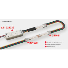 Synergy 21 LED Flex Strip zub. COB IP20 Connector + Jumper RGB-WW VPE: 10 pieces (10erPack)