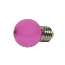Synergy 21 LED Retrofit E27 Tropfenlampe G45 pink 1 Watt für Lichterkette