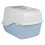 (Light Blue) Hooded Cat Litter Tray plus Filter & Scoop 8