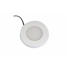Synergy 21 Downlight Round / 3000K Weiß / 12V / 76Ø x 10mm Möbelleuchte mit AMP Stecker