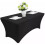 2 piezas de mantel extensible rectangular a prueba de polvo de 183 cm (6 pies) 3