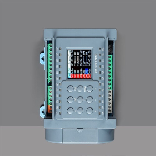 Automate Programmable 8DI/8DO à Sorties Transistor, 2 Entrées Analogiques 0-10 V pour Convertisseur 1