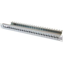 Telegärtner Patchpanel 24xAMJ/AMJ-S-Mod./Kupplung 19" incl.K