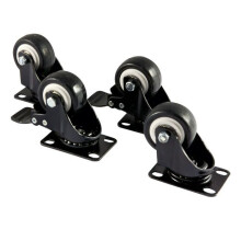 ALLNET 19"Grundgestell, zbh. Laufrollenset(Räder), h75mm, für SW4Post-Serie,