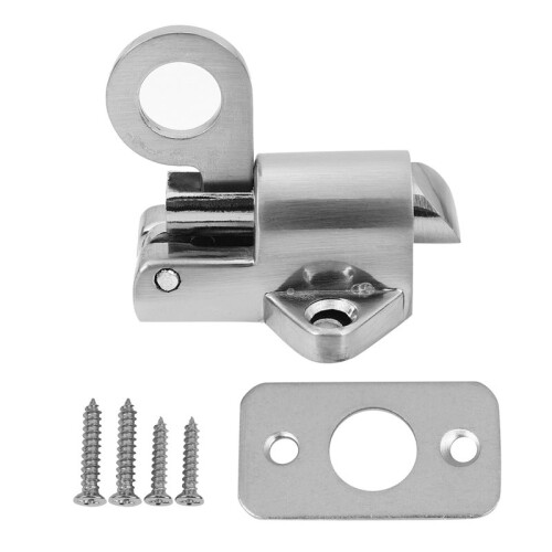 5X Home Security Spring Slide Bolt Window Door Automatic  Lock Self Closing 1