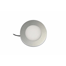 Synergy 21 Downlight Round / 4000K Silber / 12V / 76Ø x 10mm Möbelleuchte mit AMP Stecker
