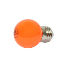 Synergy 21 LED Retrofit E27 Tropfenlampe G45 orange 1 Watt für Lichterkette
