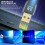 Bluetooth 5.4 USB Adapter for PC, Plug and Play Wireless Receiver for Keyboard, Mouse, Headset and Game Controller on Wi 4
