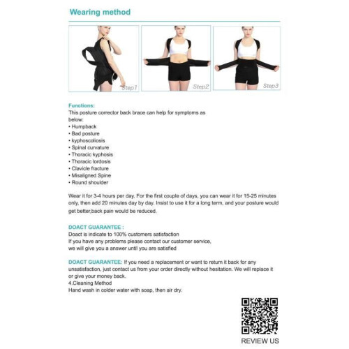 Unisex Posture Corrector Corset for Back and Shoulder Support, Waist Training Support Belt 2