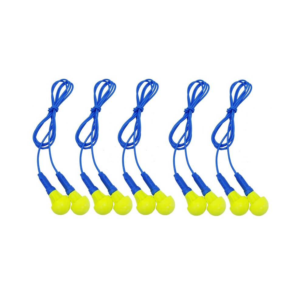 5 Pairs Soundproof Earplugs for Work Hearing Protection for Construction Site and Noisy Environments