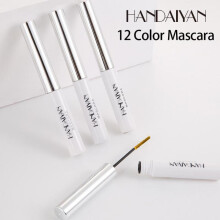 (Matches the image, 05) Waterproof Eyelashes Curling Lengthening Makeup Blue Green Red Black White Liquid Lash Extension Color Mascara
