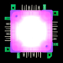 ALLNET Brick?R?knowledge LED Color Brick violett