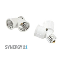 Synergy 21 LED Adapter für LED-Leuchtmittel E27->2*E27