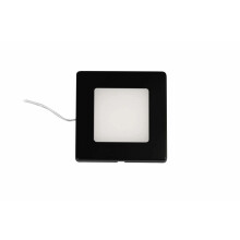 Synergy 21 Downlight Square / 4000K Schwarz / 12V / 76 x 76 x 10mm Möbelleuchte mit AMP Stecker