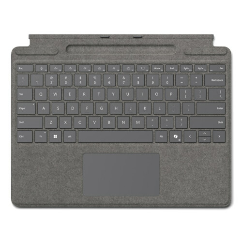 Microsoft MS Surface Pro Zubehör Type Cover mit Pen Ablage *platinum* - Spanisch