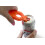 Multifunction Bottle Opener, 2-Pack Ergonomic Tools for Seniors and Weak Hands, Orange Plastic 2