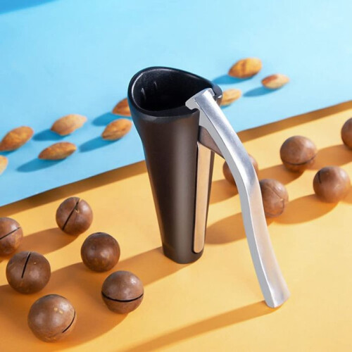 Nutcracker with Handle, Heavy Duty Nut Cracker Tool for All Nuts, Pecan Nuts, Durable Manual Kitchen Gadget 1