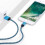 3 Pack 2m Braided Nylon Charging Cable for iPhone, iPad, iPod, Pink and Grey 5