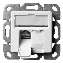 Dosen TP, UP, 2-fach, CAT6A, 500Mhz, AW, AMJ45-8/8UP/50, Tele