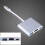 Ultra-Slim USB C HDMI Adapter, Aluminium Alloy, Multi-Function Video, PD Charging and Data Transfer 4