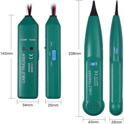 Multi-Function Wire Tester and Cable Detector for Lawn Mower Robot, MS6812 Compatible, Portable Diagnostic Tool 1