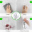 24 Pack Wall Hooks with Suction Cups, Small Plastic Round Hooks for Bathroom and Kitchen Storage 3