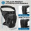Motorcycle Leg Bag, Black Multi-Function Thigh Pouch with Expandable Pocket and Removable Strap 2
