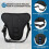 Motorcycle Leg Bag, Black Multi-Function Thigh Pouch with Expandable Pocket and Removable Strap 3
