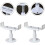 Floor Mounting Feet Kit for Radiators, 2 Adjustable Aluminium Support Brackets for Stable Installation 2