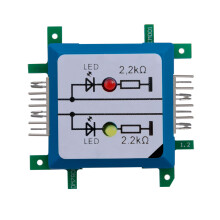 ALLNET Brick?R?knowledge LED dual auf Masse rot & gelb Signal durchverbunden