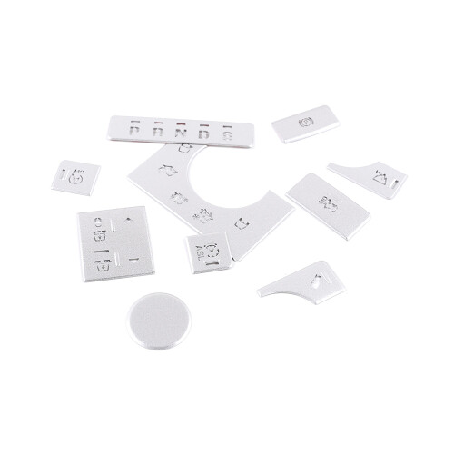 Car Interior Center Console Mode Adjustment Button Sequins for  - 2013-2017(B) 2