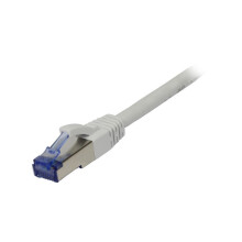 Patchkabel RJ45, CAT6A 500Mhz,  0.5m, weiss, S-STP(S/FTP), AWG26, LSZH, Synergy 21
