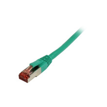 Patchkabel RJ45, CAT6 250Mhz,  0.5m grün, S-STP(S/FTP), TPE/LSZH(Superflex), Synergy 21,