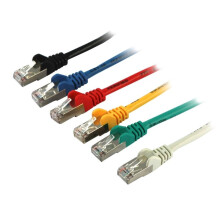 Patchkabel RJ45, CAT5e 100Mhz,  7.5m gelb, FTP(F/UTP), Synergy 21,