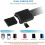 3X Cabo Extensor Flexível de CartãO Micro- para Micro- para Impressora  3 Pro/ 3 V2/3D/Raspberry Pi/GPS/TV 4