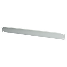 ALLNET 19"zbh. Blindplatte, 2HE, Lichtgrau,