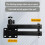 3X Foldable Projector Wall Mount Universal Adjustable Ceiling Wall Projector Mount Stand Projectors Bracket Support 6