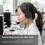 2X Wired USB Headset Computer Teaching Telephone Headset with Microphone Type-C for Zoom Skype Office Call Center 2